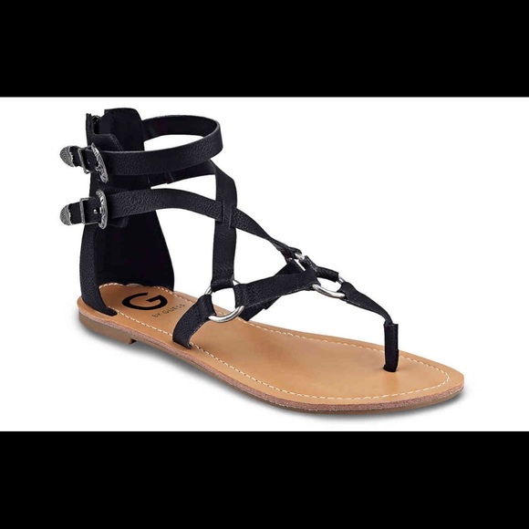 guess gladiator sandals